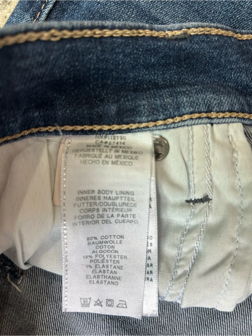 Men’s True Religion Rocco Relaxed Skinny Jeans Dark Wash Size 38